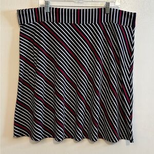 Dressbarn Striped Skirt, Size 2X